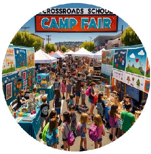 Summer camp fair at Crossroads School