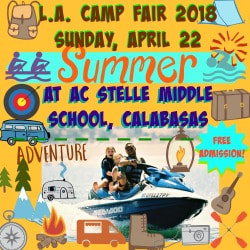 Calabasas L.A. Camp Fair promotional flyer