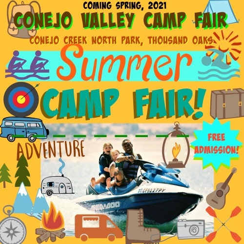 Yello Conjejo Valley Camp Fair sign