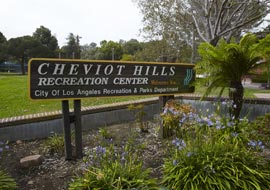 Cheviot Hills Recreation Center summer camp sign