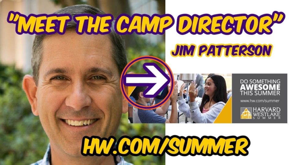 Video screenshot of Camp Director Jim Patterson of Harvard Westlake summer programs