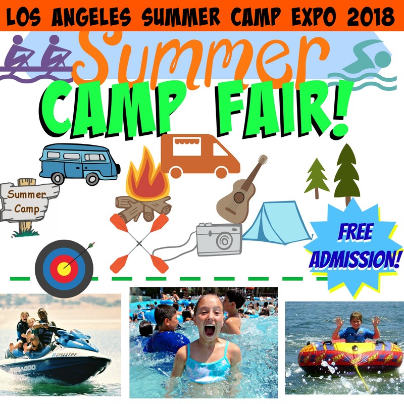 Picture highlighting Los Angeles summer Camp Fair 2018 where parents and kid can find all kinds of camps, including specialty camp programs, all in one place