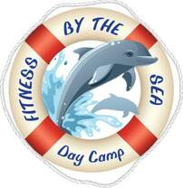 Fitness by the Sea Beach Camp logo.
