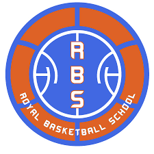 Royal Basketball Camp Summer program's orange and purple logo.