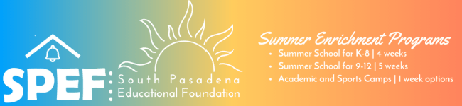 SPEF Summer Camp and Summer School Banner Ad